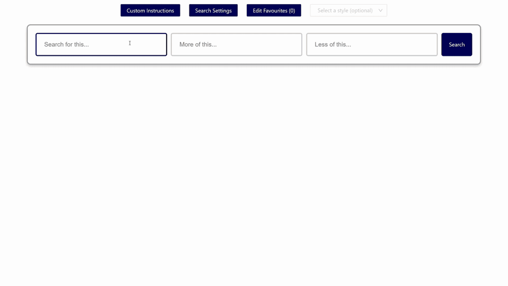 Example of vector search